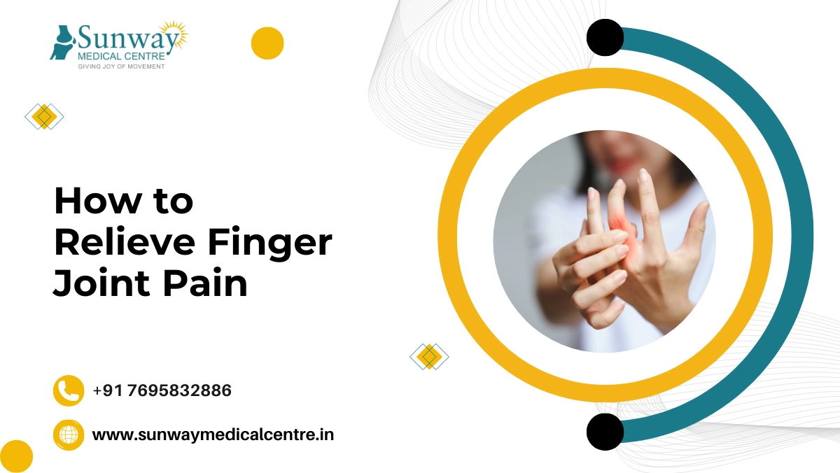 how to relieve finger joint pain